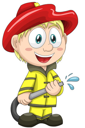 El niño que quería ser bombero