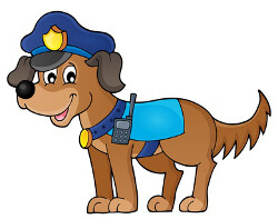 Chuchín, el perro policía