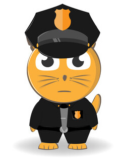 El gato policía