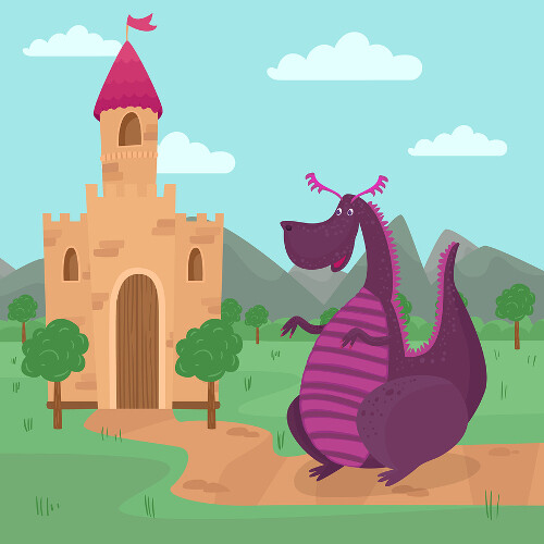El dragón Moradete busca un hogar