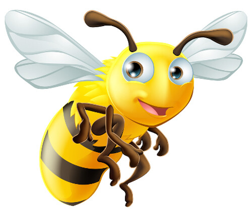 Los zánganos y las abejas
