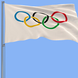 Los aros olímpicos