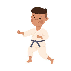 Zach, el karateca