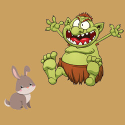 El conejito y el trol