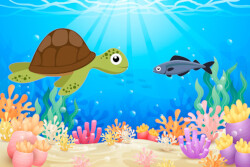 La aventuras de Pequepez y la tortuga Tartaruga